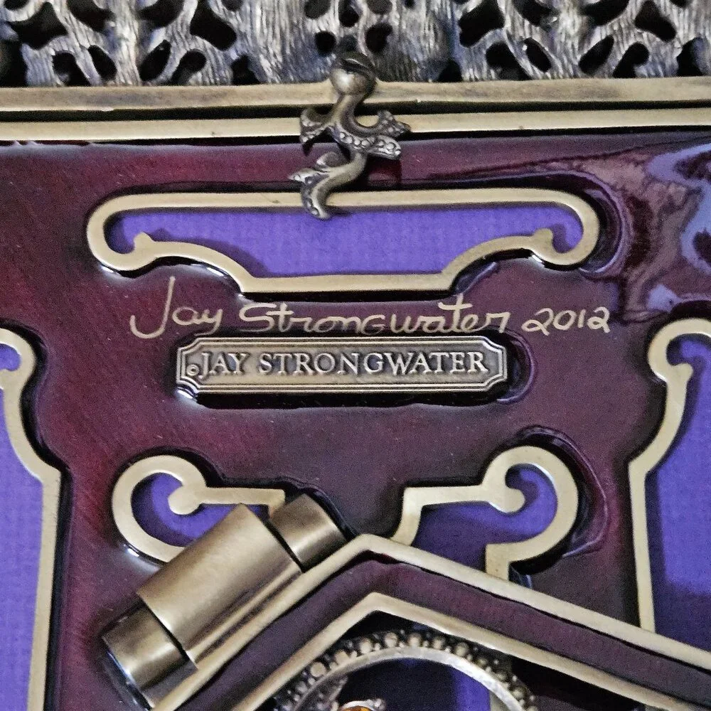 RARE SIGNED EXQUISITE JAY STRONGWATER HERITAGE CROWN TIARA CRYSTAL ENAMEL FRAME